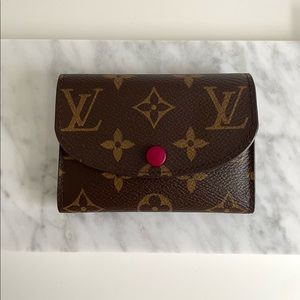 SOLD!! LOUIS VUITTON ROSALIE COIN PURSE WITH INITIALS